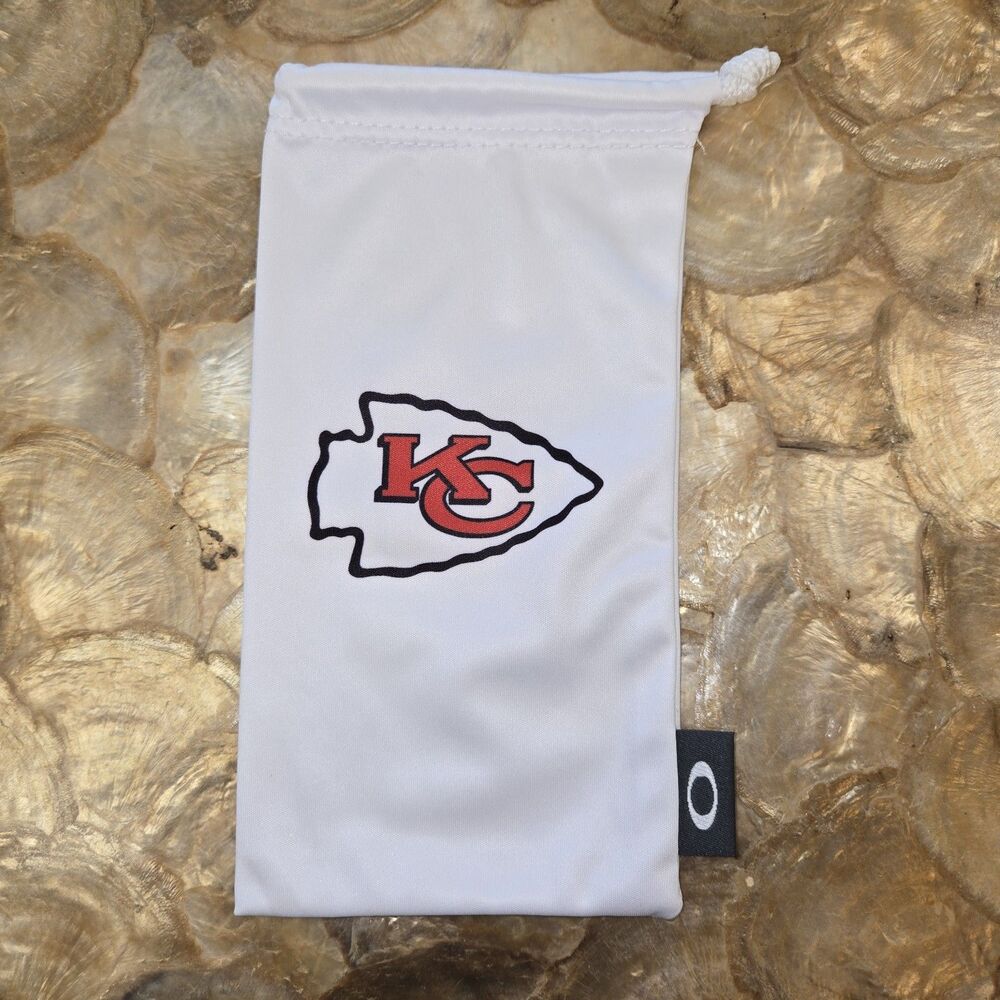 Oakley NFL  Licensed Kansas City Chiefs Microbag Storage Glasses Bag Sleeve Only